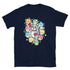 Gamer Cat 9-Up Classic T-Shirt